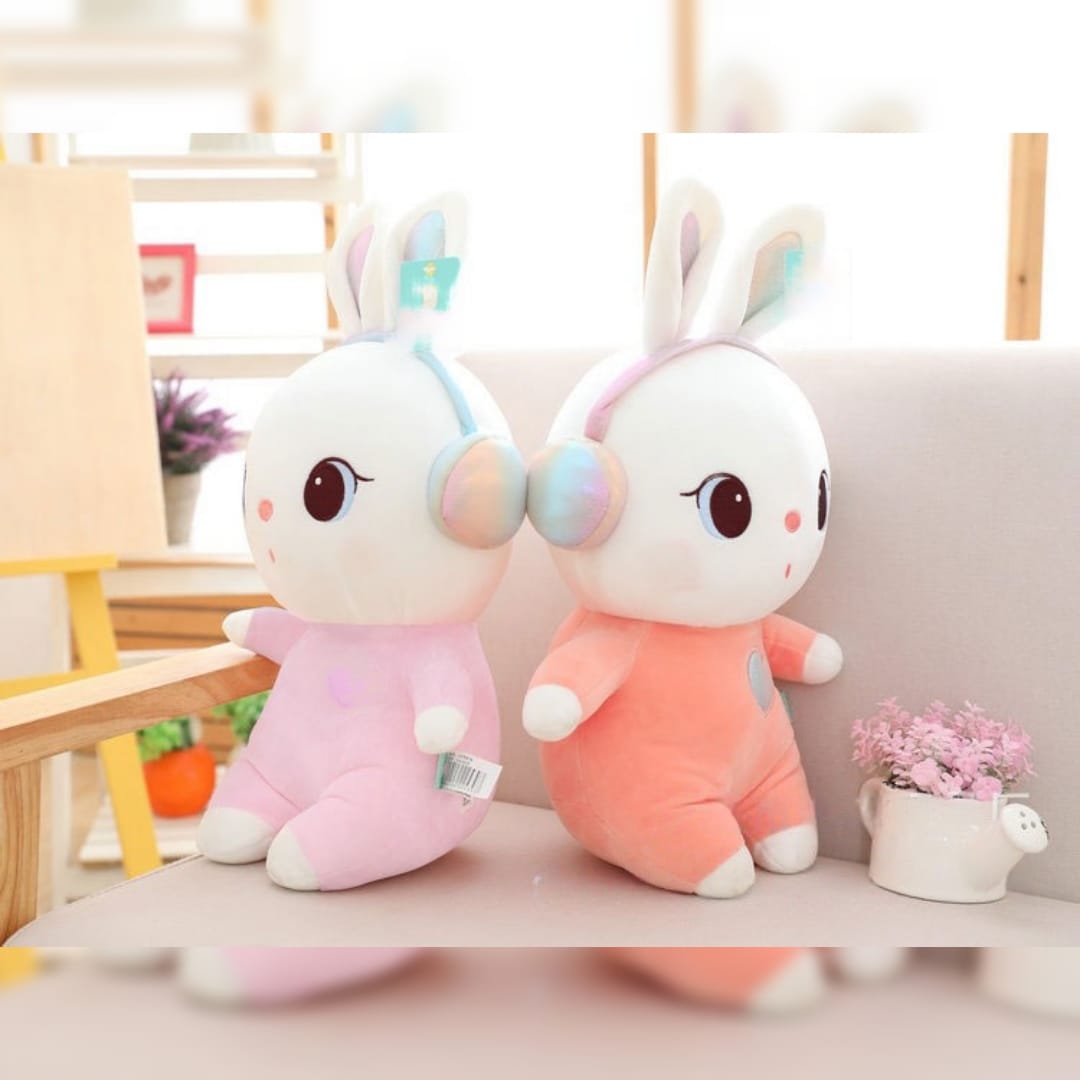 Bunny with Headphone Plush Toy - Tinyminymo