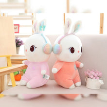 Load image into Gallery viewer, Bunny with Headphone Plush Toy - Tinyminymo

