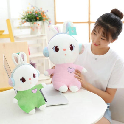 Bunny with Headphone Plush Toy - Tinyminymo