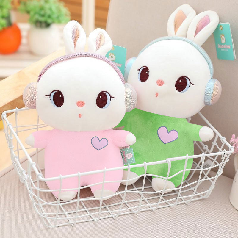 Bunny with Headphone Plush Toy - Tinyminymo