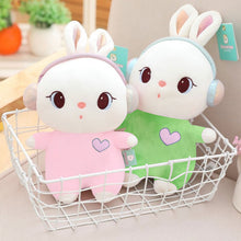 Load image into Gallery viewer, Bunny with Headphone Plush Toy - Tinyminymo
