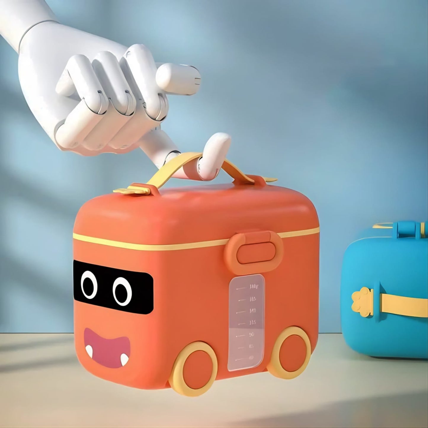 Bus Container with Spoon for Kids - Tinyminymo