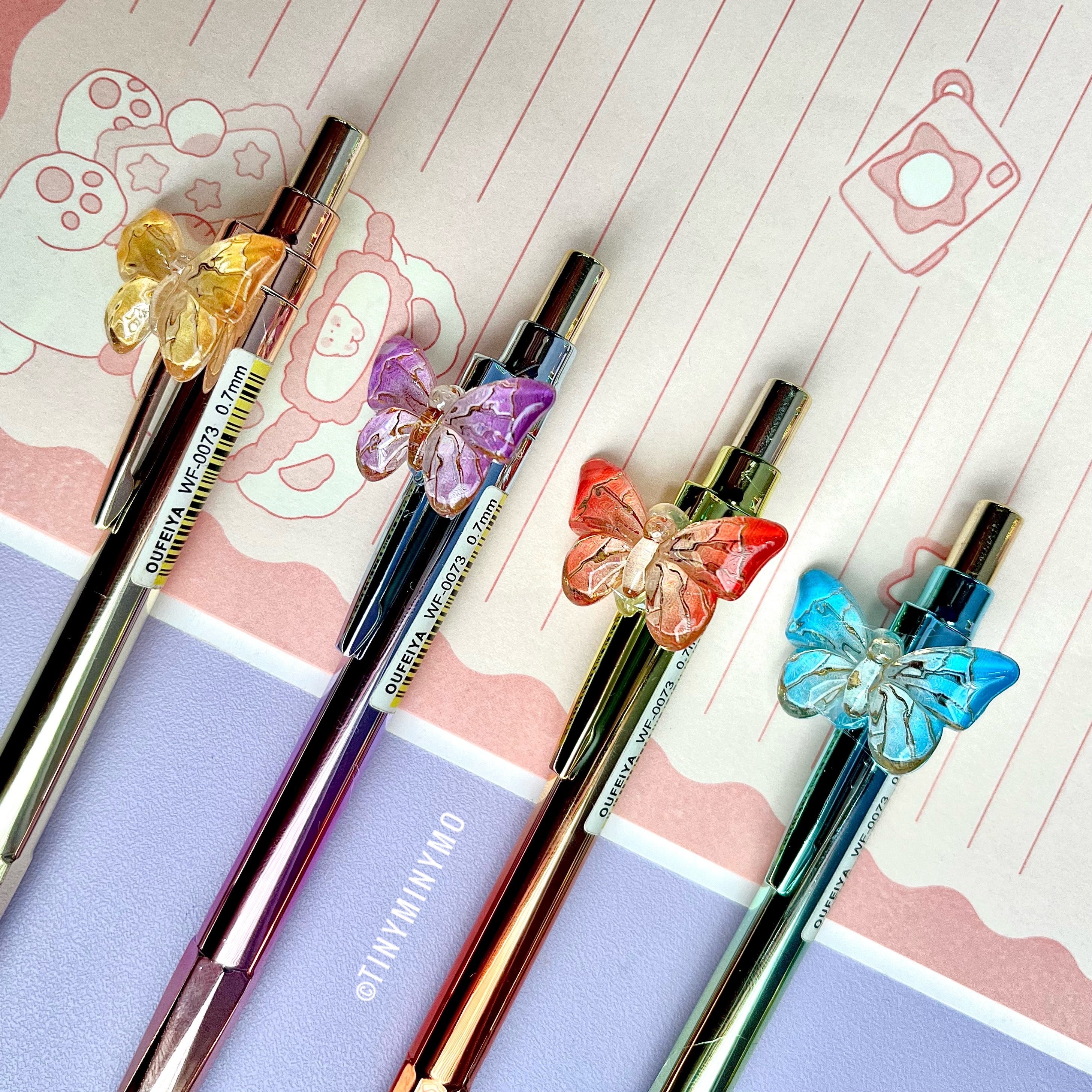 Butterfly Charm Mechanical Pencil - Tinyminymo