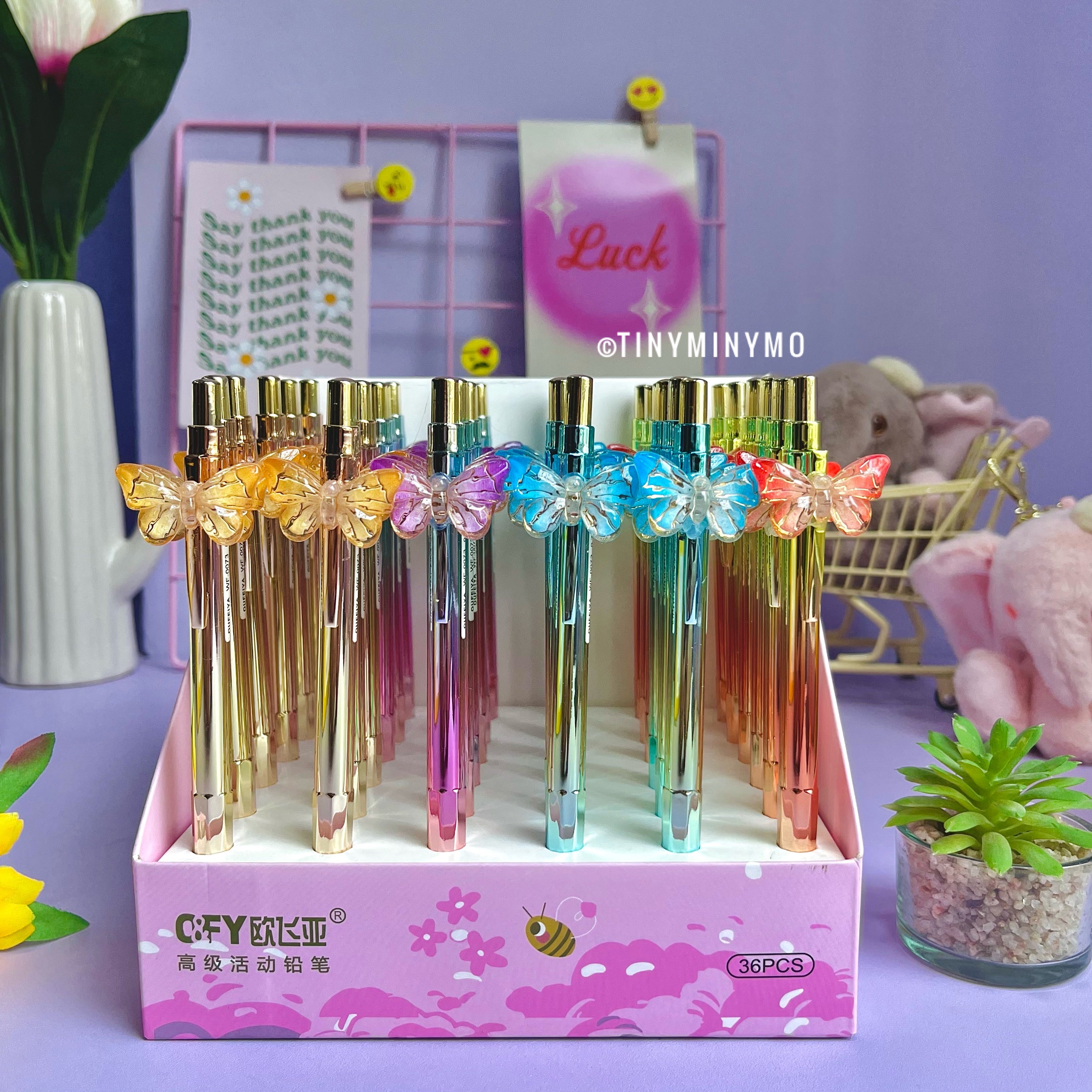 Butterfly Charm Mechanical Pencil - Tinyminymo