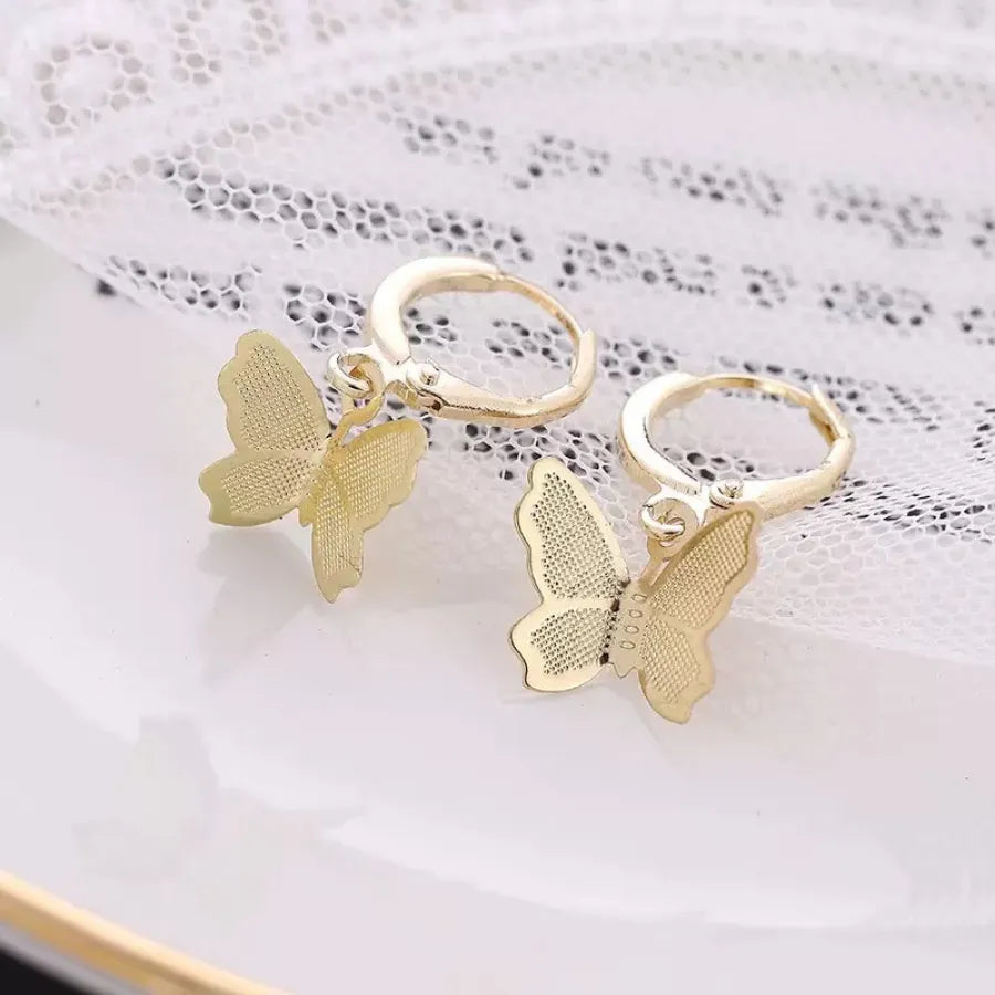 Gold Butterfly Earrings - Tinyminymo