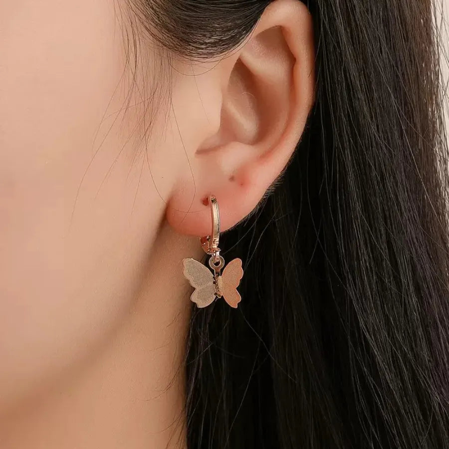 Gold Butterfly Earring - Tinyminymo