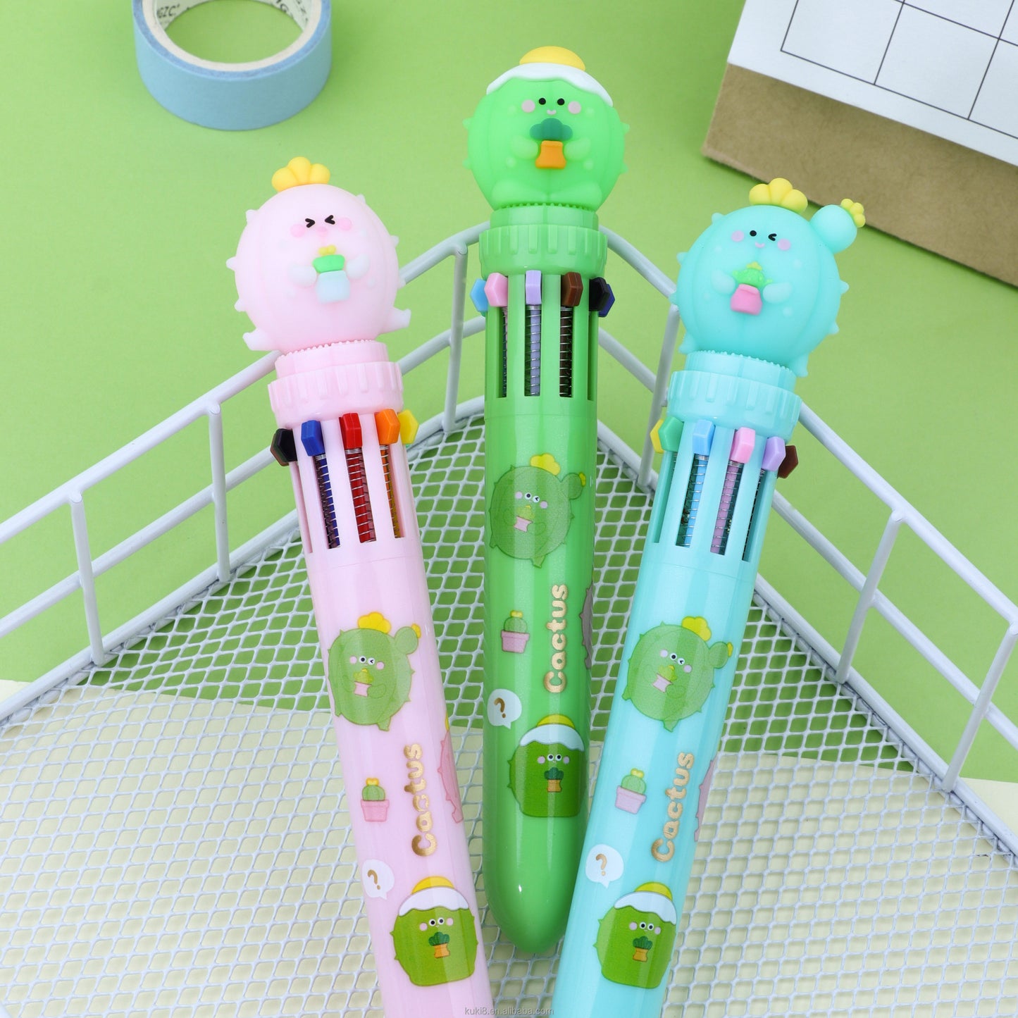 Cactus 10 in 1 Ball Pen - Tinyminymo