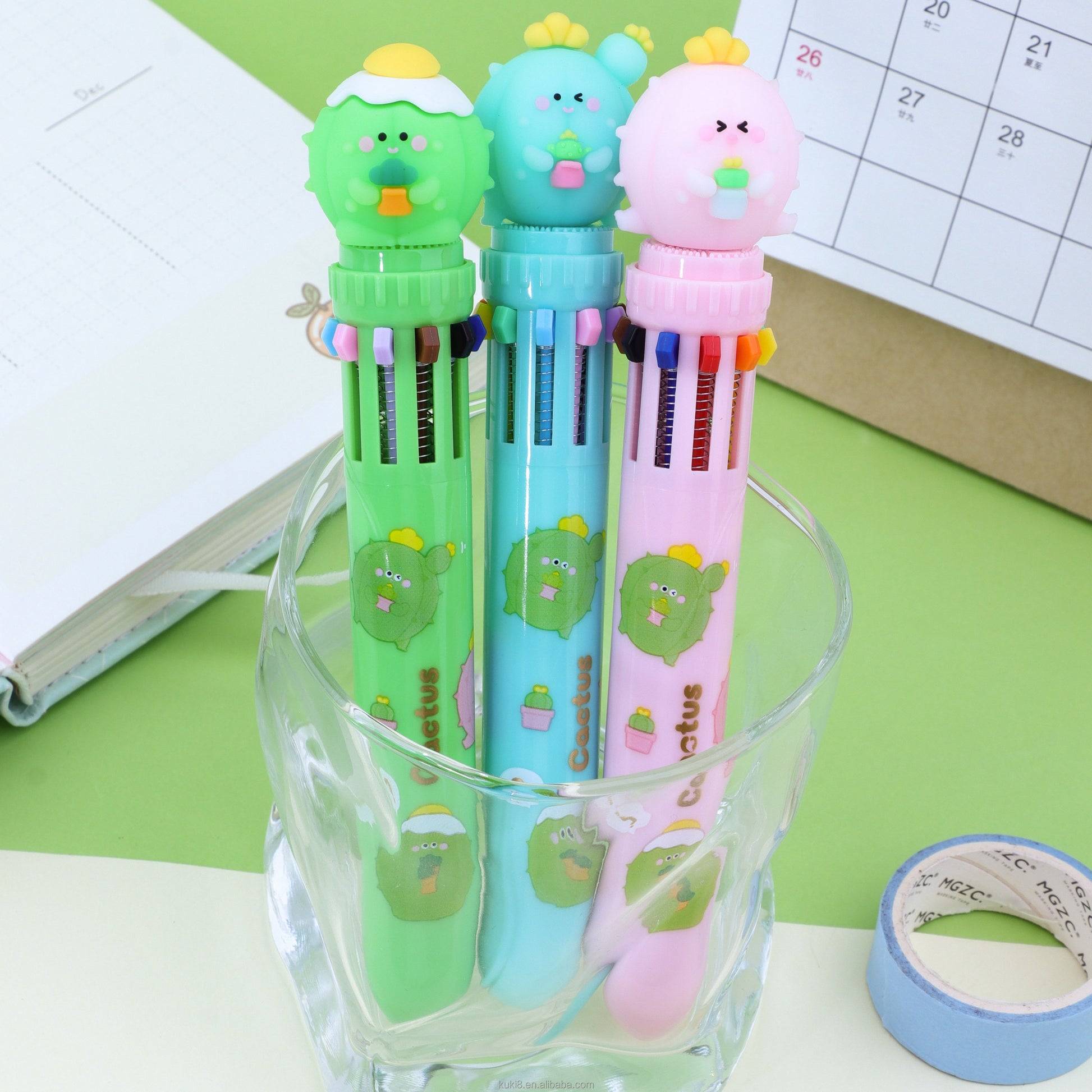 Cactus 10 in 1 Ball Pen - Tinyminymo
