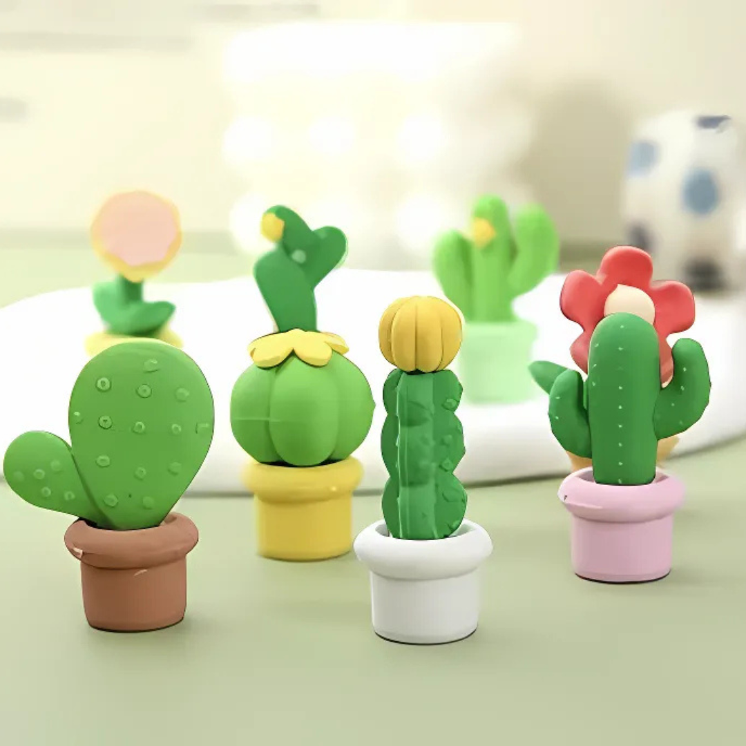 Cactus Eraser Set - TInyminymo