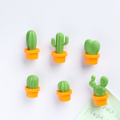 Cactus Fridge Magnet - Set of 6 - Tinyminymo
