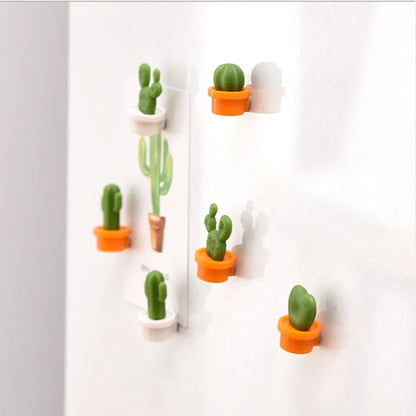 Cactus Fridge Magnet - Set of 6 - Tinyminymo