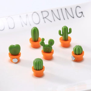 Cactus Fridge Magnet - Set of 6 - Tinyminymo