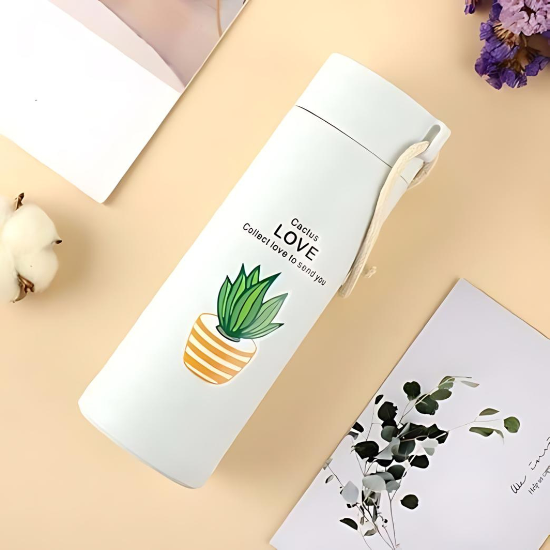 Cactus Love Glass Bottle - Tinyminymo