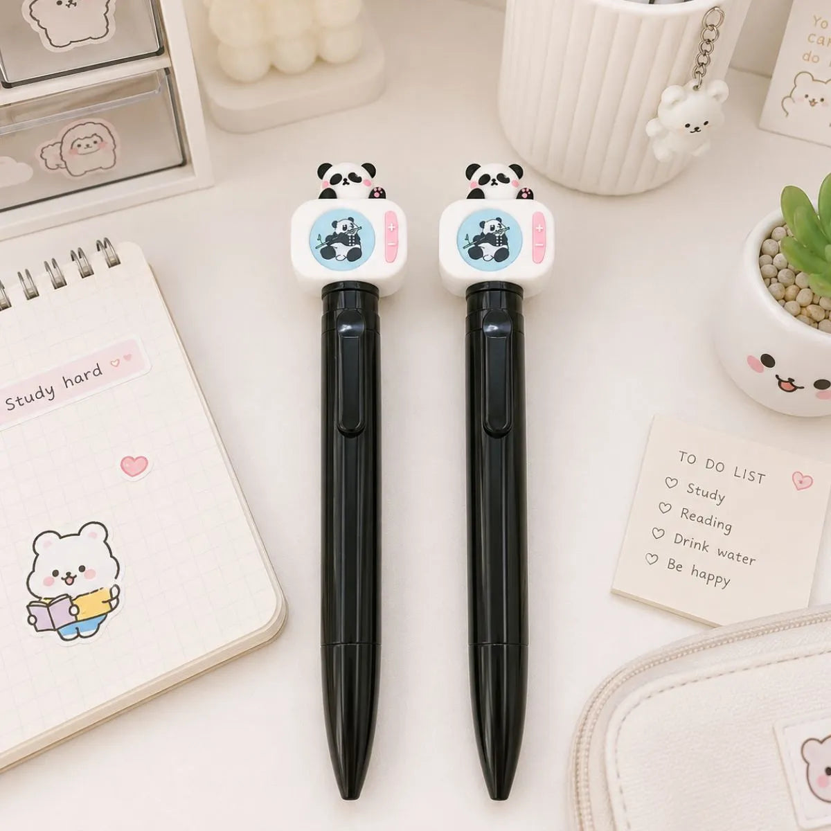 Black Panda Camera Pen - Tinyminymo