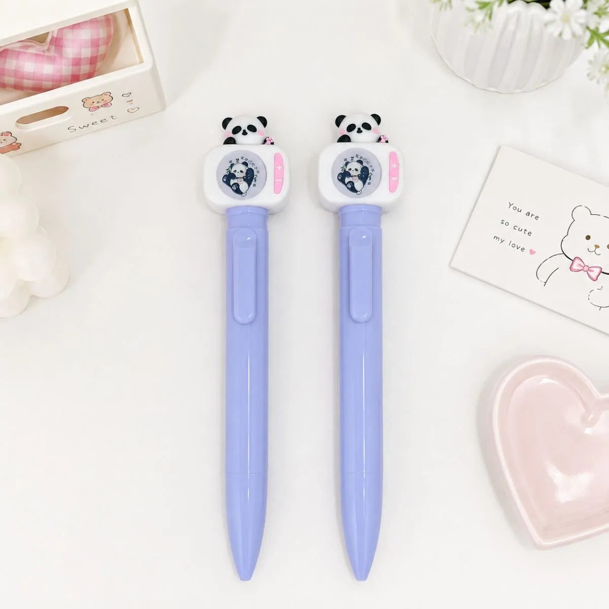 Purple Panda Camera Pen - Tinyminymo