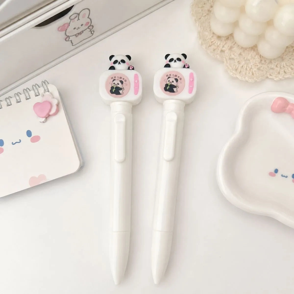 White Panda Camera Pen - Tinyminymo