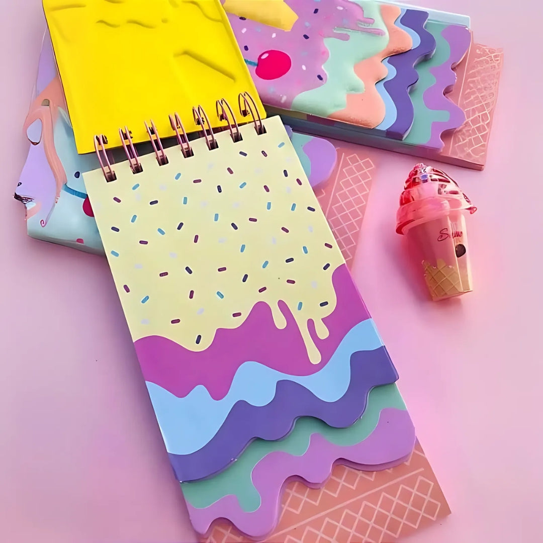 Candy Glitter Notebook - Tinyminymo