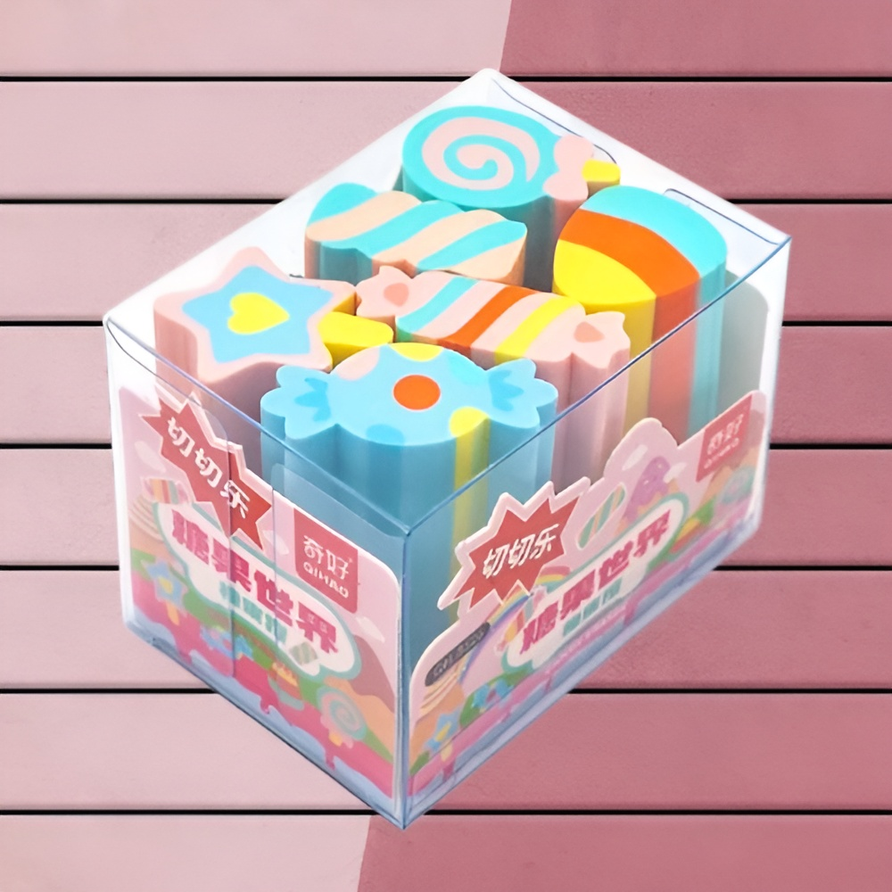 Candy Long Eraser Set - Tinyminymo