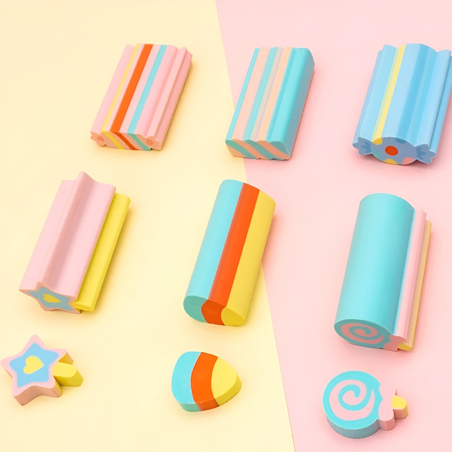 Candy Long Eraser Set - Tinyminymo