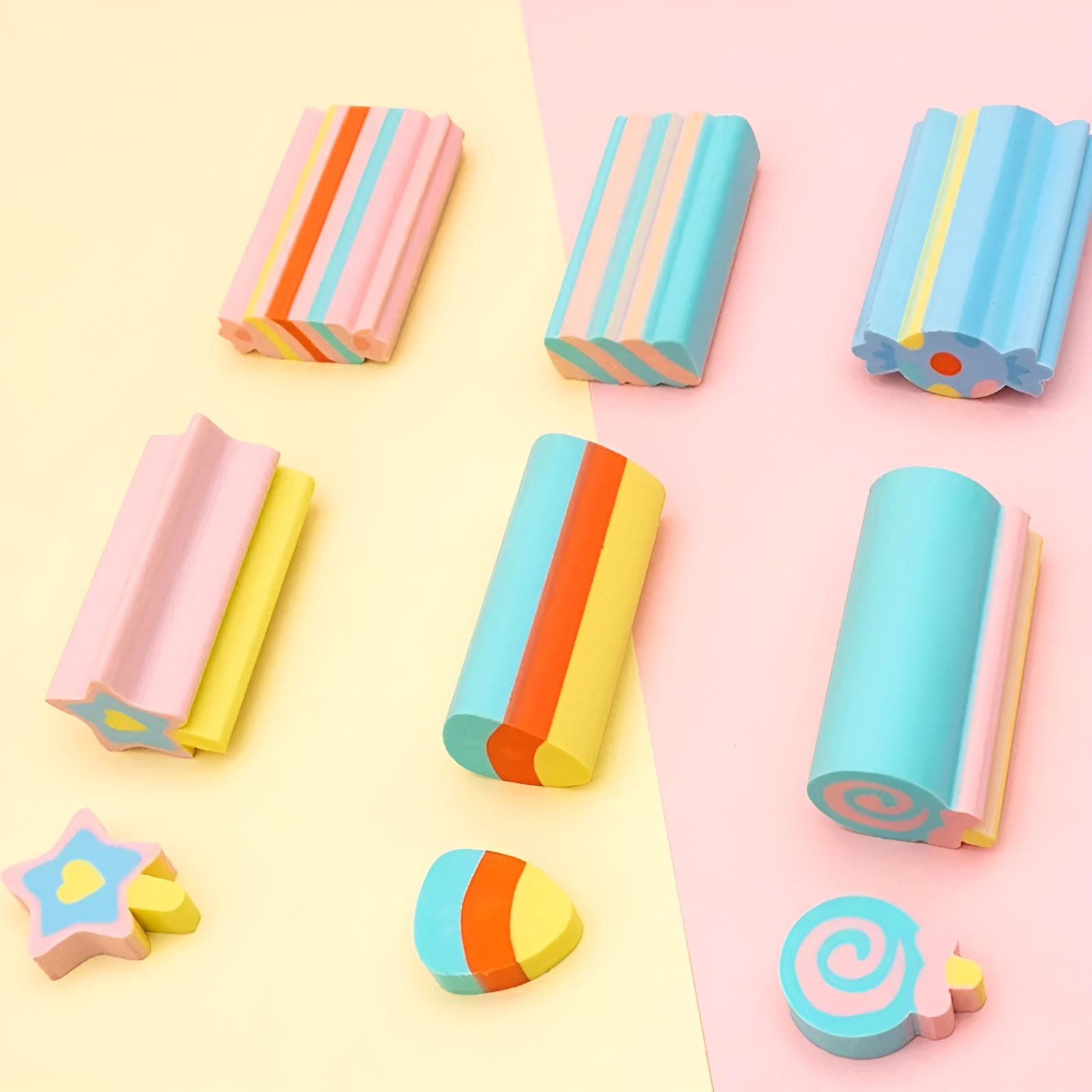Candy Long Eraser Set - Tinyminymo