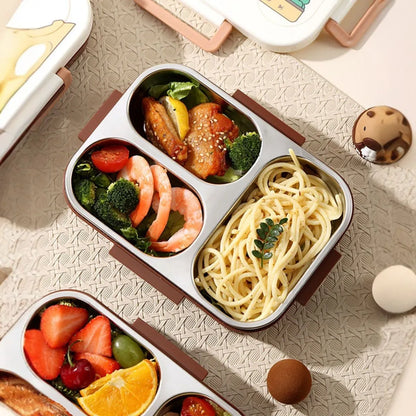Capybara Lunch Box with Three Compartments - Tinyminymo