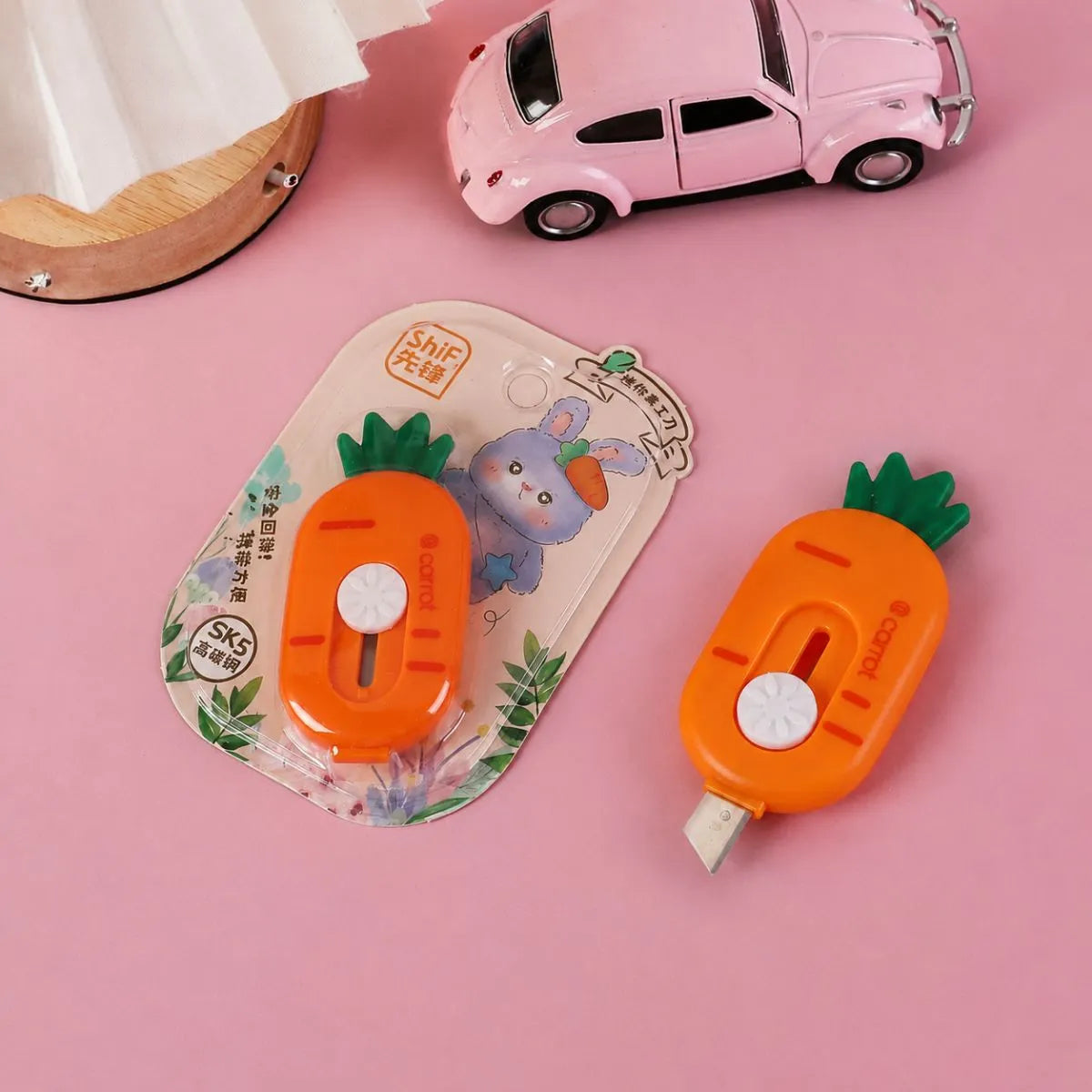 Two Carrot Shaped Paper Cutters - Tinyminymo