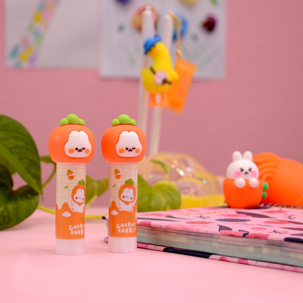 Carrot Rabbit Gluestick - Tinyminymo