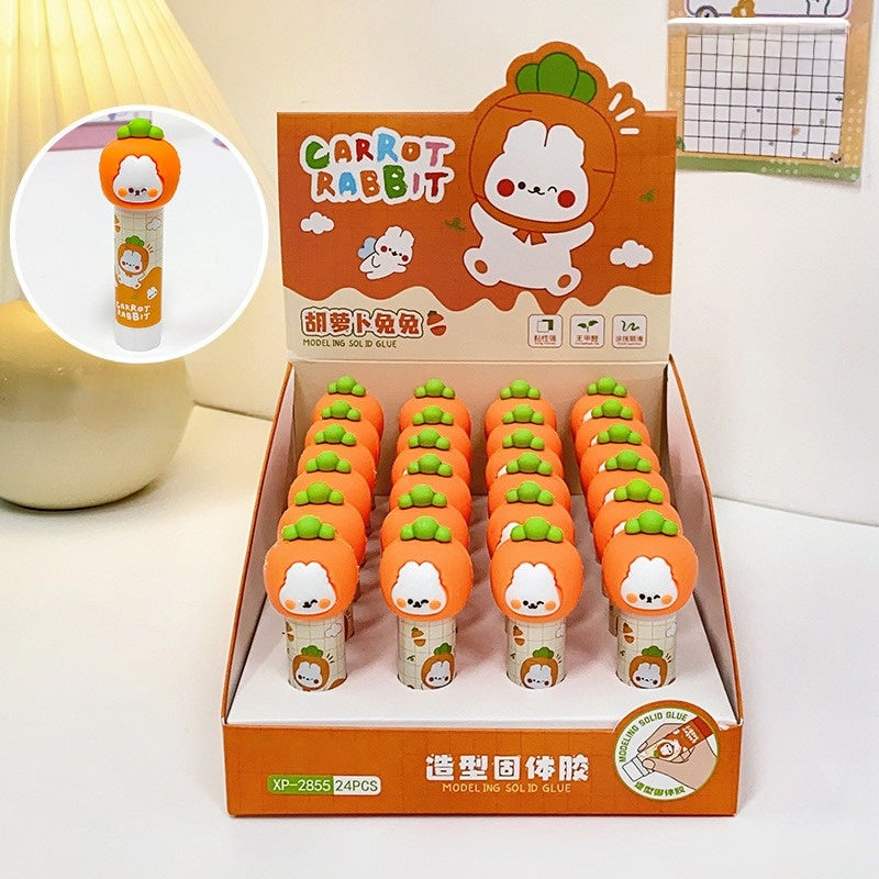 Carrot Rabbit Gluestick - Tinyminymo