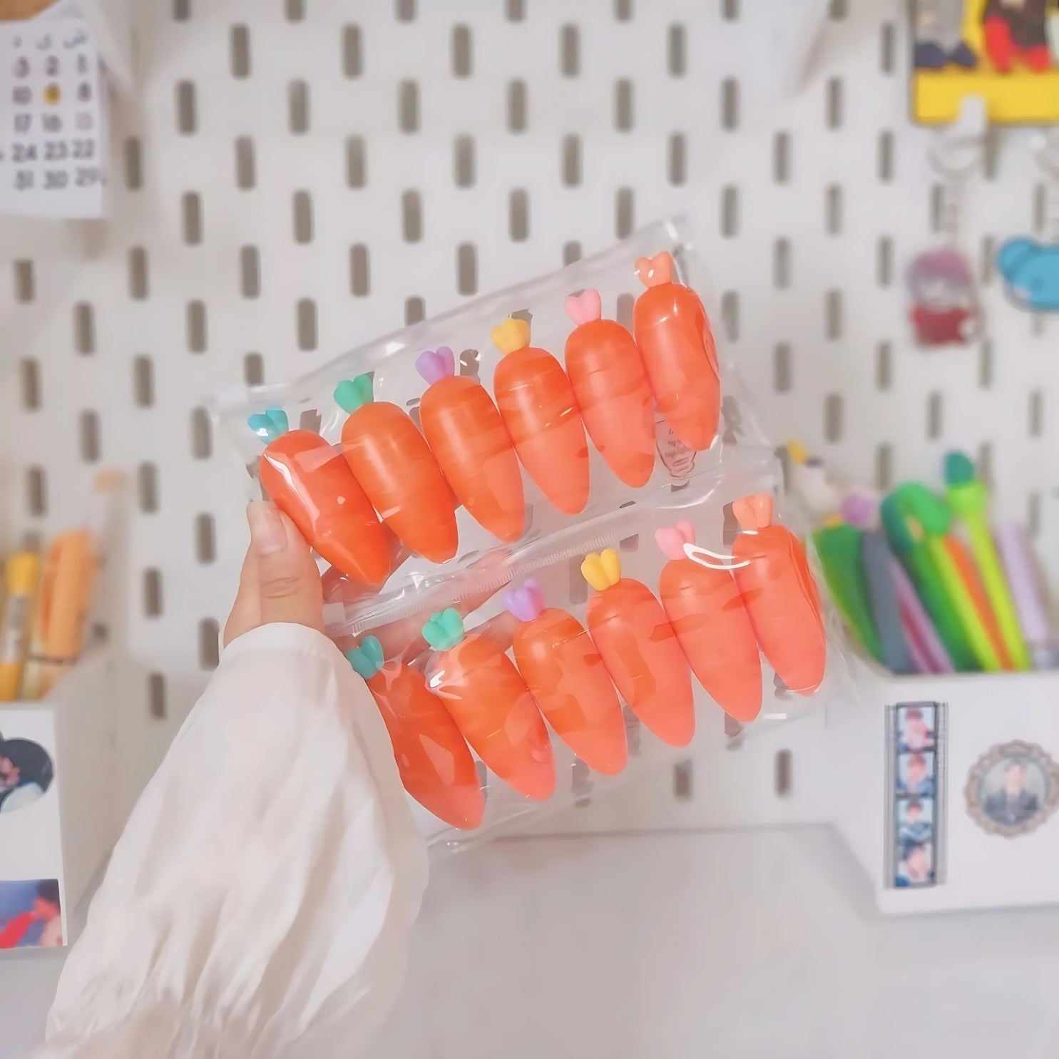 Carrot Shaped Highlighter Set - Tinyminymo