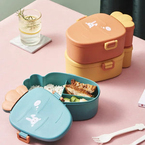 Carrot Shaped Kids Lunch Box - Tinyminymo