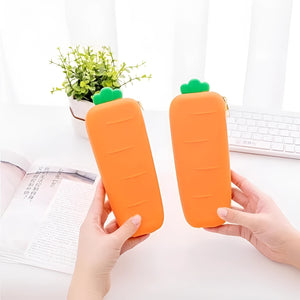 Carrot Shaped Zipper Pouch - Tinyminymo