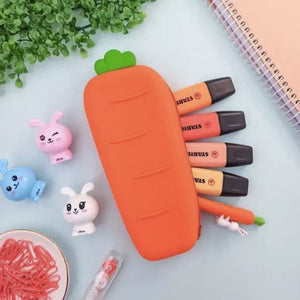 Carrot Shaped Zipper Pouch - Tinyminymo