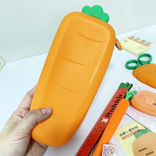 Load image into Gallery viewer, Carrot Shaped Zipper Pouch - Tinyminymo
