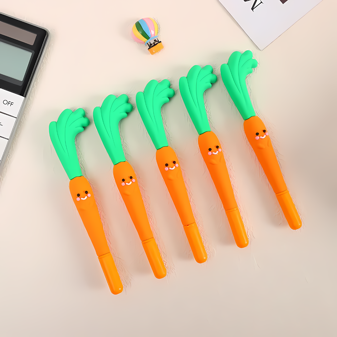 Carrot and Pineapple Gel Pen - Tinyminymo