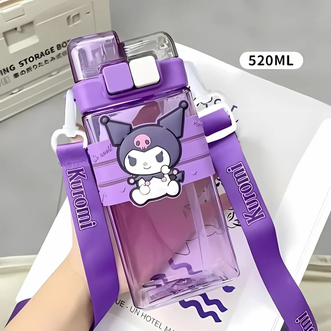 Cartoon Dual Sipper Kids Bottle - Tinyminymo