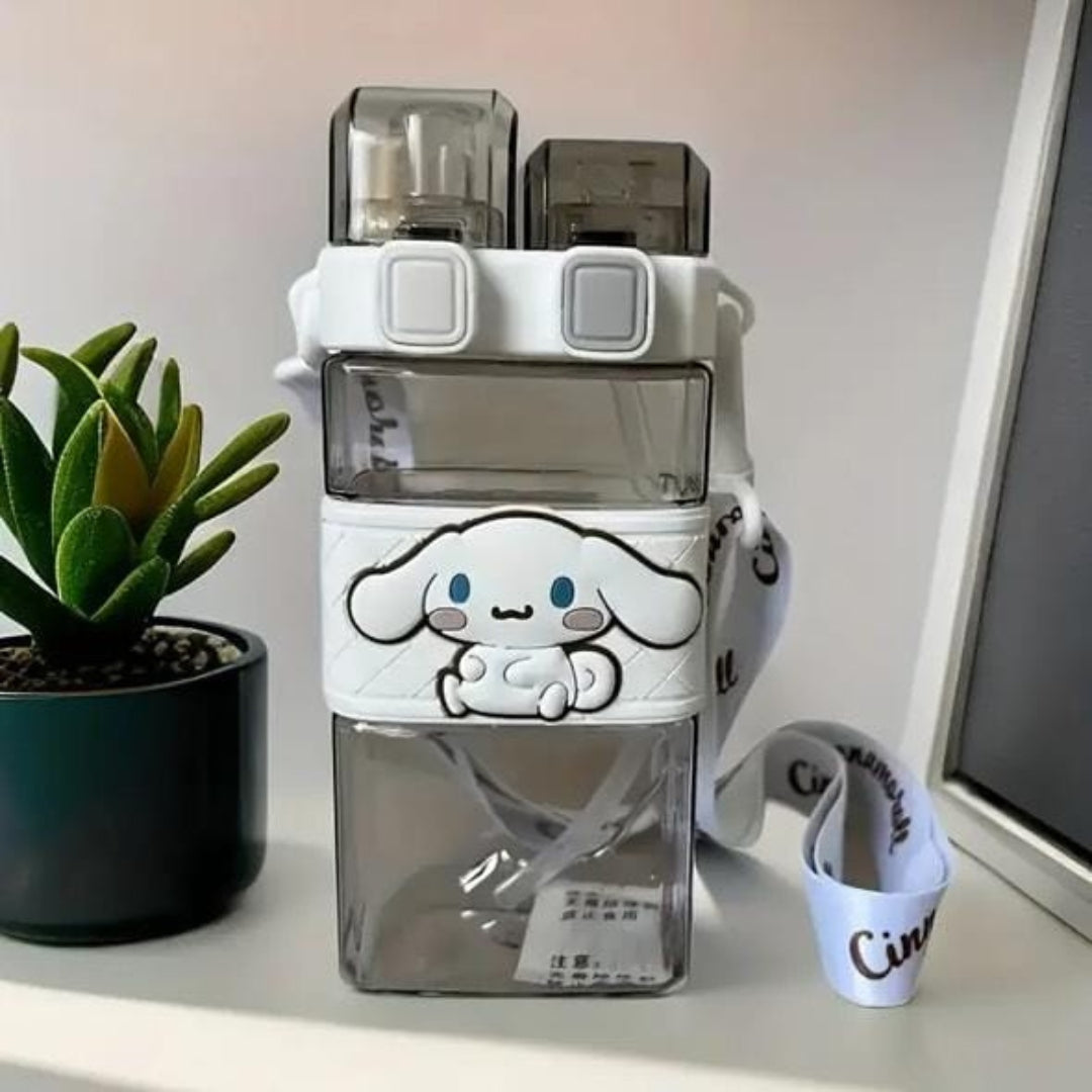 Cartoon Dual Sipper Kids Bottle - Tinyminymo