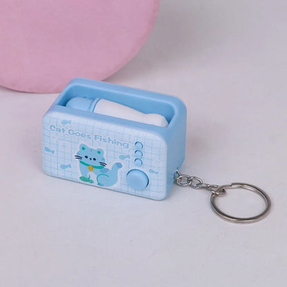 Blue Cat Claw Light Keychain - Tinyminymo