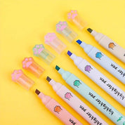 Cat Paw Highlighters - Set of 6 - Tinyminymo