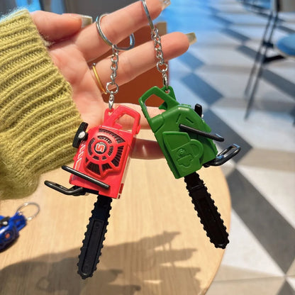 Red and Green Chainsaw Keychains - Tinyminymo