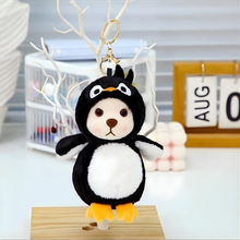 Load image into Gallery viewer, Wheezy the Penguin Plush Keychain - Tinyminymo
