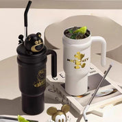 Black Tumbler with Lotso Design and White Tumbler with Mickey Mouse Design - Tinyminymo 