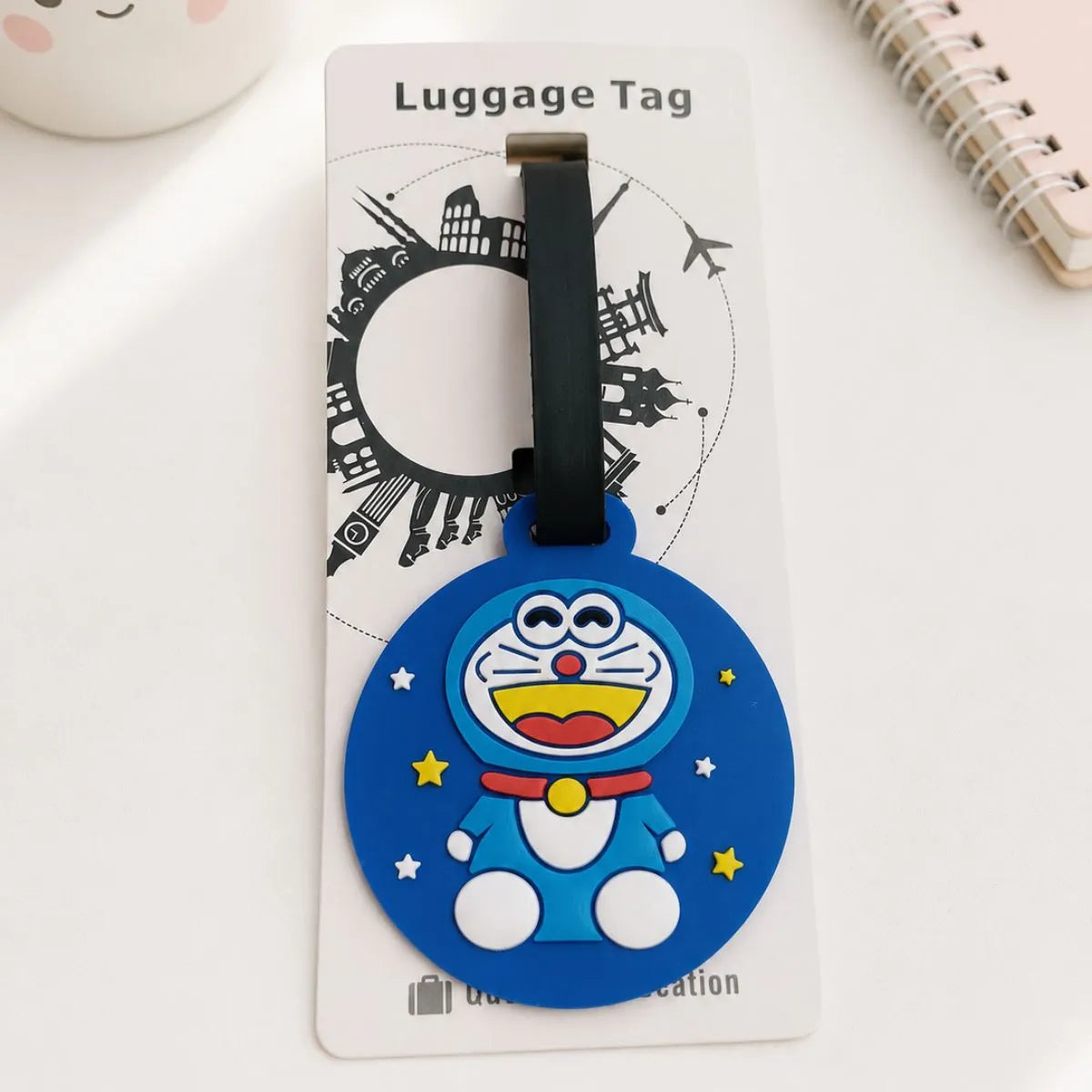 Sitting Doraemon Luggage Tag - Tinyminymo