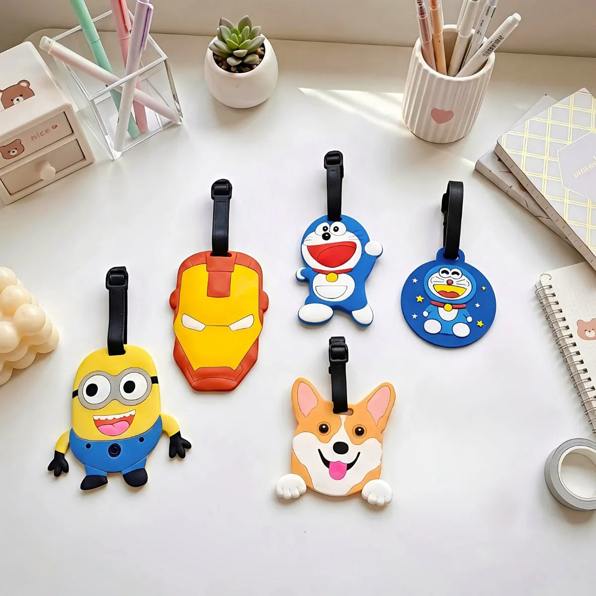 All Characters of Luggage Tags - Tinyminymo