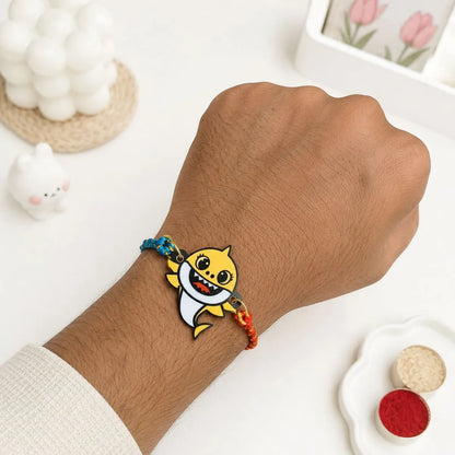 Baby Shark Rakhi Tied on the Wrist - Tinyminymo