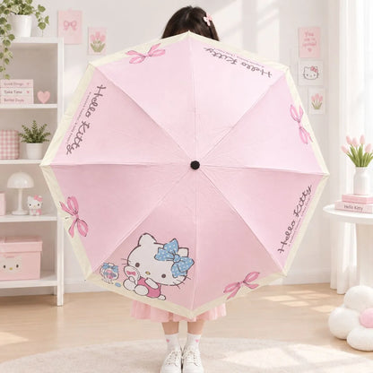 Pink Color Umbrella in Hello Kitty - Tinyminymo