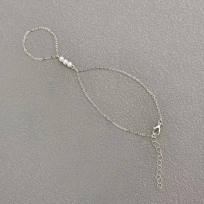 Silver Chic Finger Bracelet - Tinyminymo