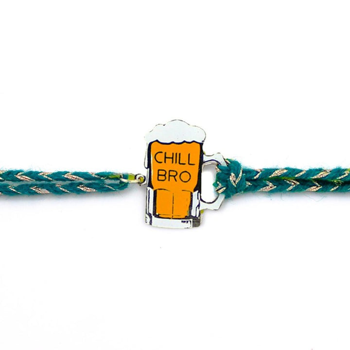 Chill Bro Metal Rakhi - Tinyminymo 