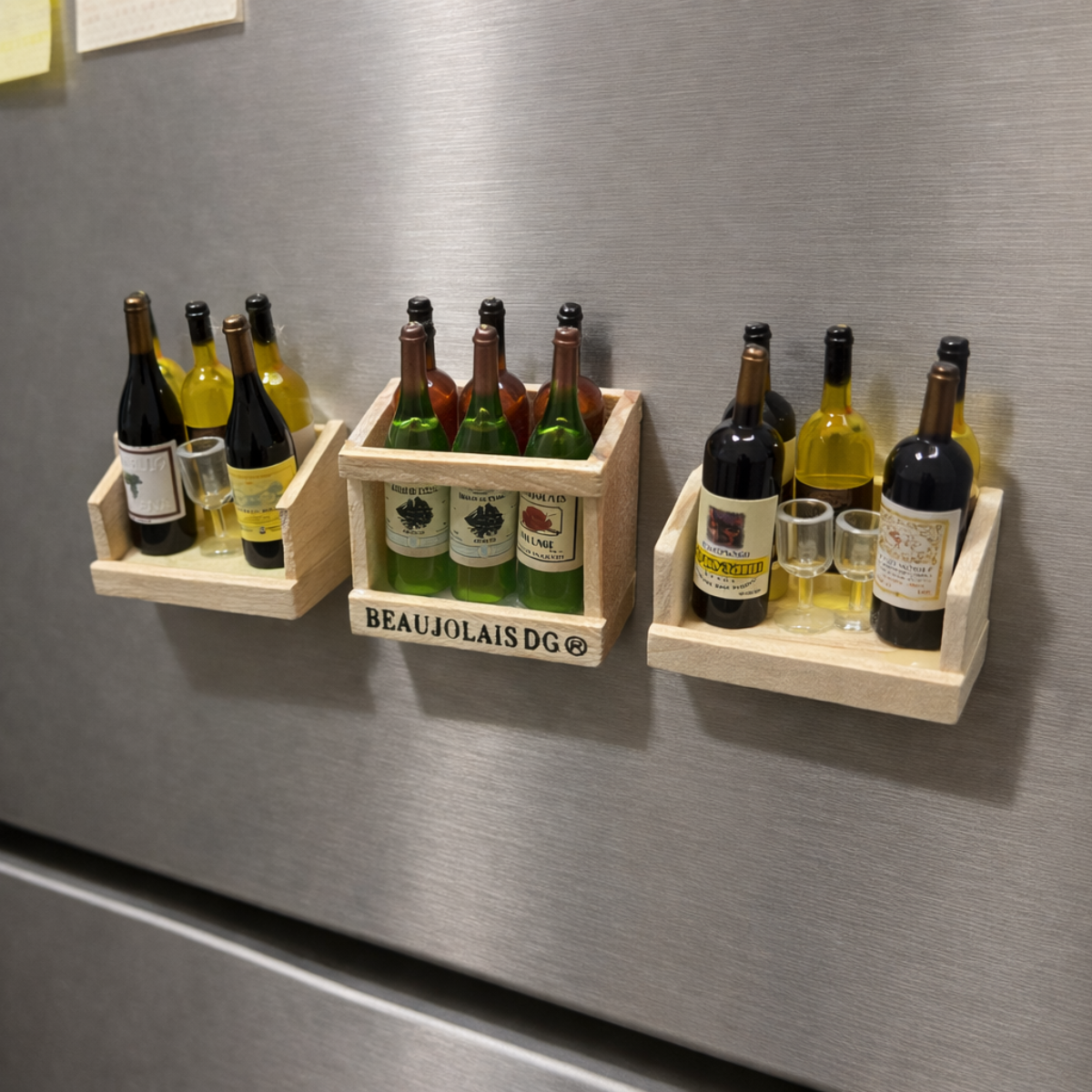 Wine Rack Fridge Magnets on Fridge - Tinyminymo