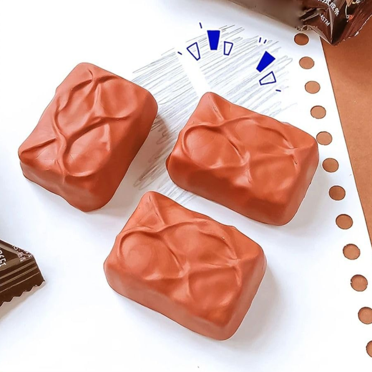 Chocolate Bar Erasers - Tinyminymo