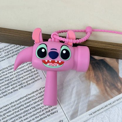 Pink Stitch Choo-Choo Keychain - Tinyminymo